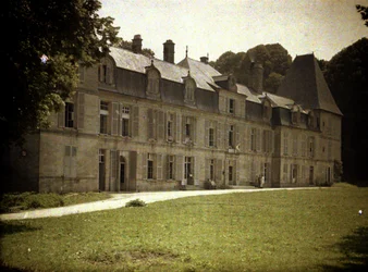 Chateau Vauxbuin, genutzt von der französischen Armee als Krankenhaus, Soissons, Aisne, Frankreich, 1917